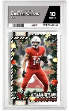 2026 TOPPS HOLIDAY #202 MICHAEL WILSON MPE 10 GEM/MT — graded card up for auction