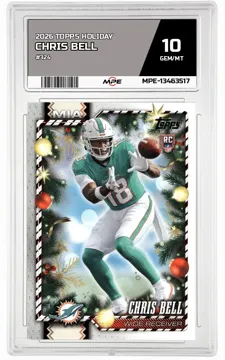 2026 TOPPS HOLIDAY #324 CHRIS BELL MPE 10 GEM/MT — graded card up for auction