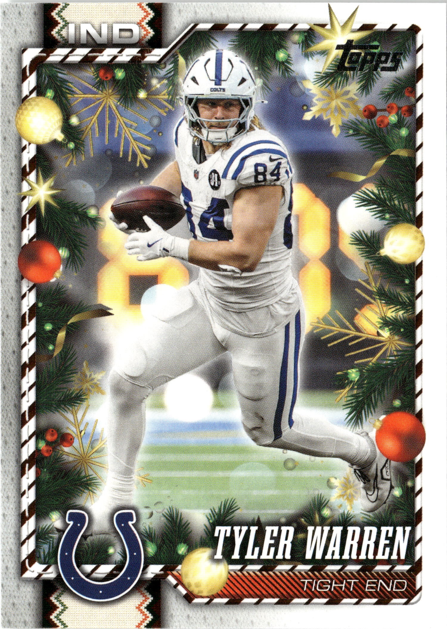 2026 Topps Holiday Tyler Warren graded slab