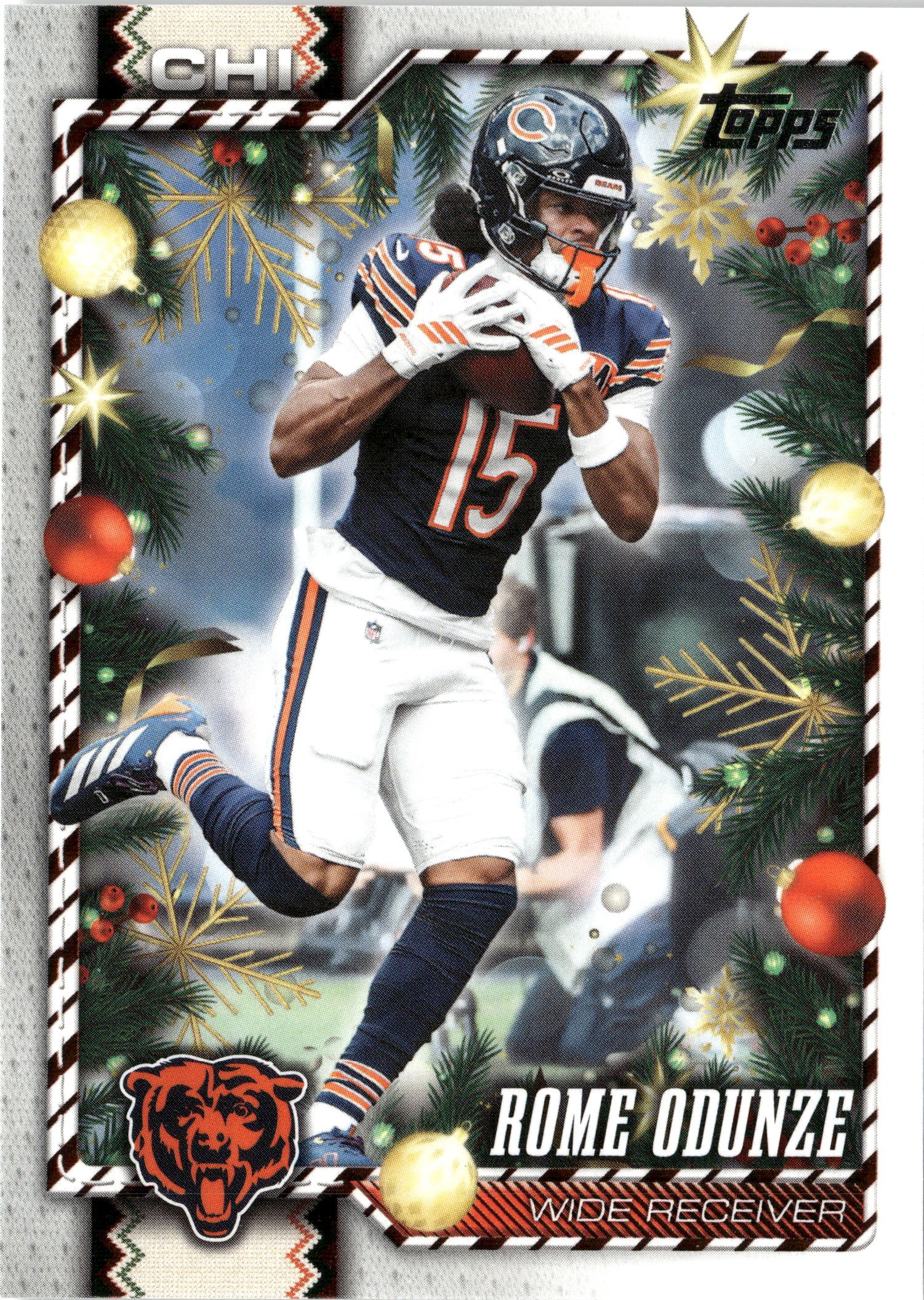 2026 Topps Holiday Rome Odunze graded slab