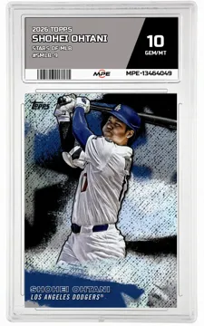 2026 TOPPS STARS OF MLB #SMLB-9 SHOHEI OHTANI MPE 10 GEM/MT — graded card up for auction