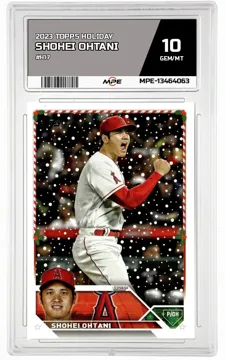 2023 TOPPS HOLIDAY #H17 SHOHEI OHTANI MPE 10 GEM/MT — graded card up for auction