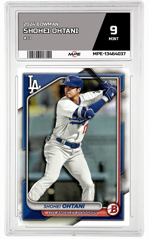 2024 BOWMAN #33 SHOHEI OHTANI MPE 9 MINT — graded card auctioned from the MPE vault