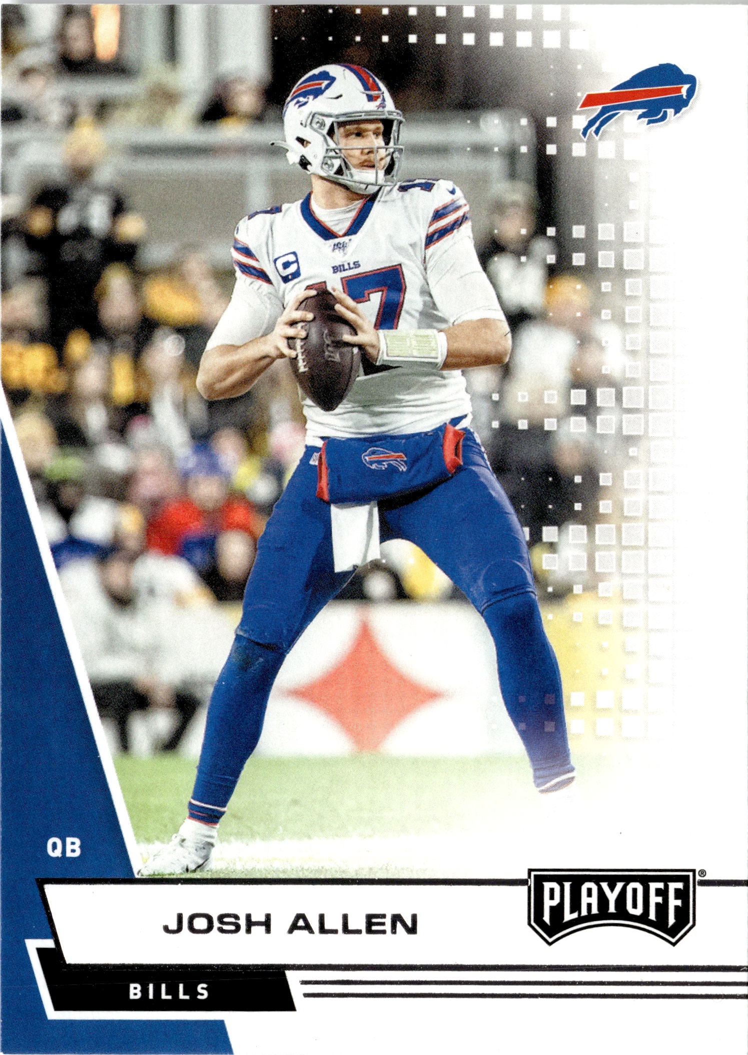 2020 Playoff Josh Allen graded slab