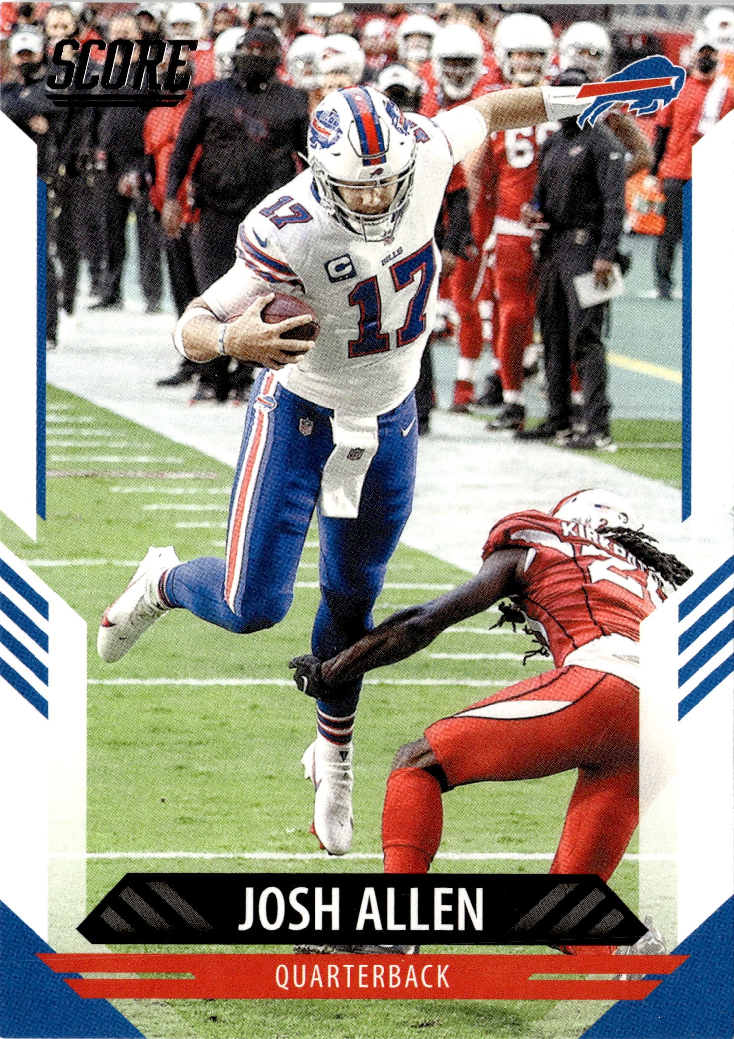 2021 Score Josh Allen graded slab