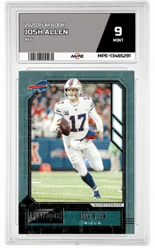 2020 PLAYBOOK #46 JOSH ALLEN MPE 9 MINT — graded card up for auction