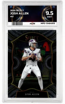 2020 SELECT #22 JOSH ALLEN MPE 9.5 MINT+ — graded card up for auction