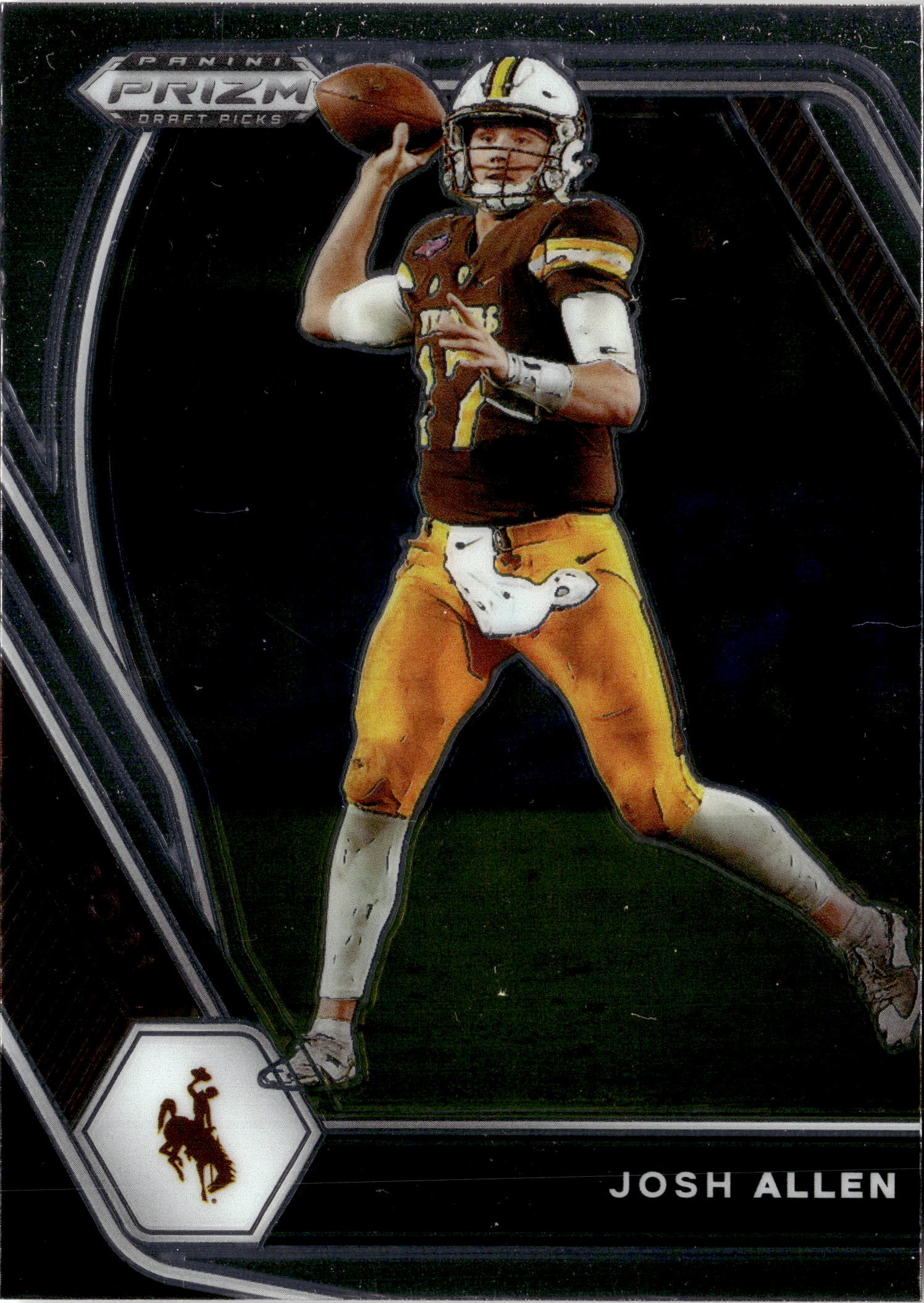 2021 Prizm Draft Picks Josh Allen graded slab