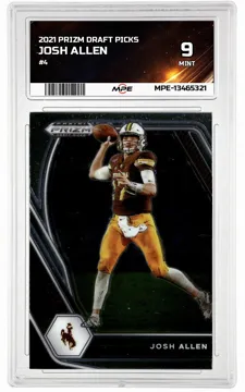 2021 PRIZM DRAFT PICKS #4 JOSH ALLEN MPE 9 MINT — graded card up for auction