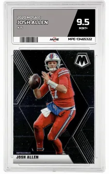 2020 MOSAIC #26 JOSH ALLEN MPE 9.5 MINT+ — graded card up for auction