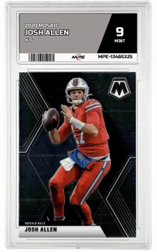 2020 MOSAIC #26 JOSH ALLEN MPE 9 MINT — graded card up for auction