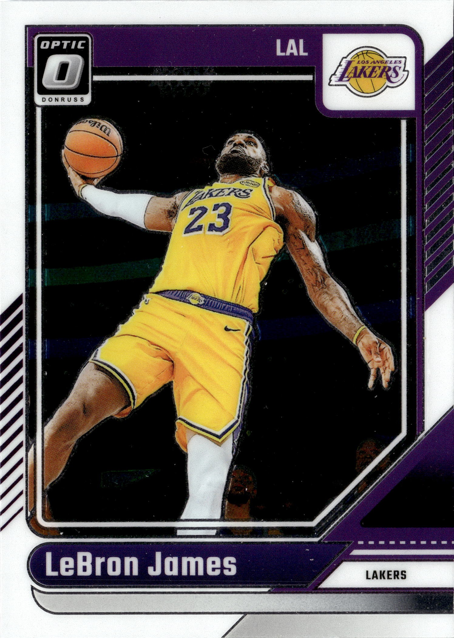 2025 Donruss Optic Lebron James graded slab