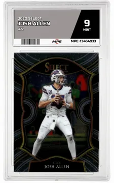 2020 SELECT #22 JOSH ALLEN MPE 9 MINT — graded card up for auction