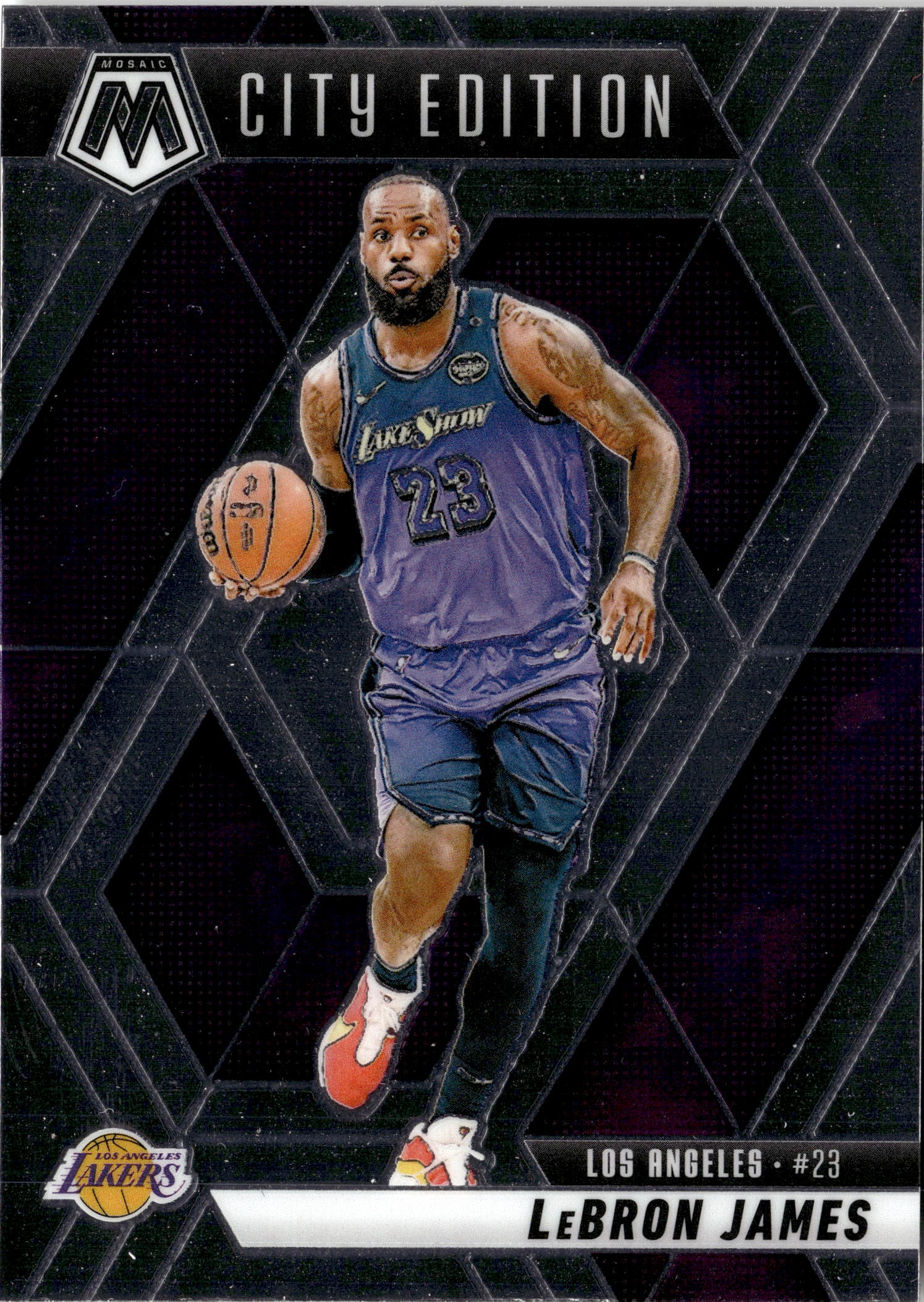 2025 Mosaic Lebron James graded slab