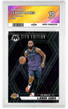 2025 MOSAIC CITY EDITION #286 LEBRON JAMES MPE 10 GEM/MT — graded card up for auction