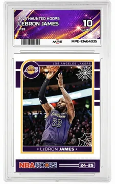 2025 HAUNTED HOOPS #193 LEBRON JAMES MPE 10 GEM/MT — graded card up for auction