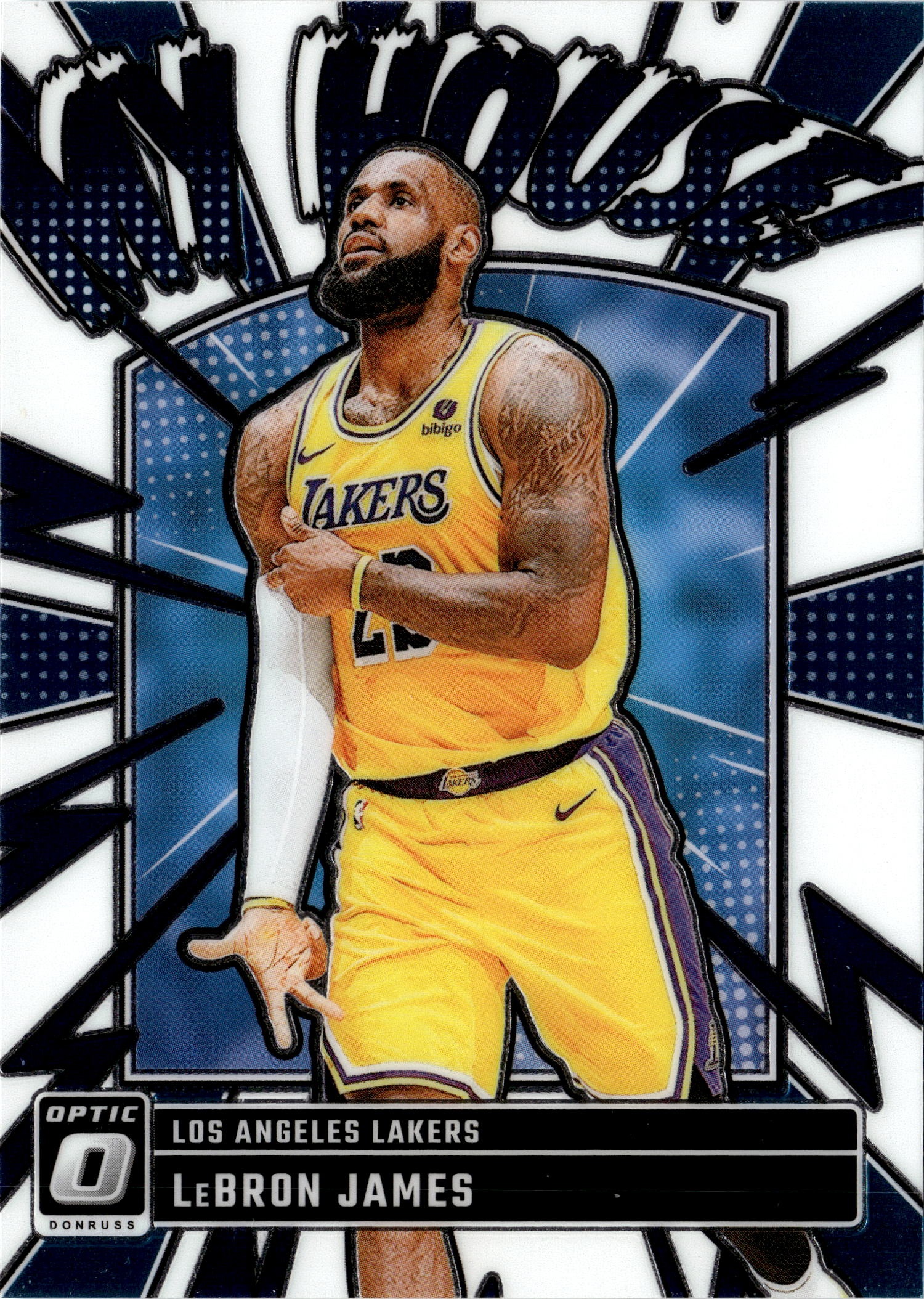 2025 Donruss Optic Lebron James graded slab