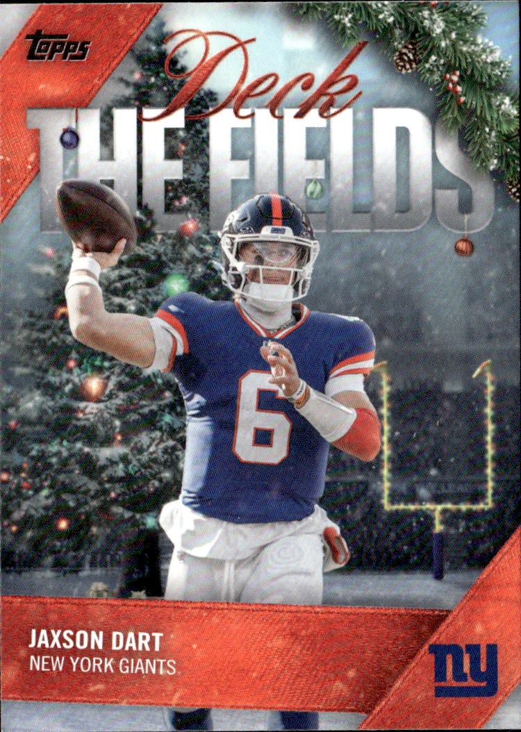 2026 Topps Holiday Jaxson Dart graded slab