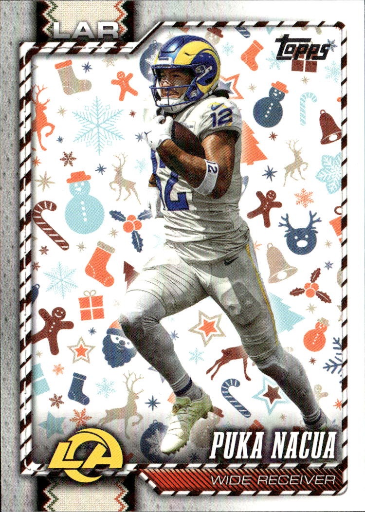 2026 Topps Holiday Puka Nacua graded slab