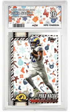 2026 TOPPS HOLIDAY HOLIDAY WALLPAPER #55 PUKA NACUA MPE 10 GEM/MT — graded card up for auction