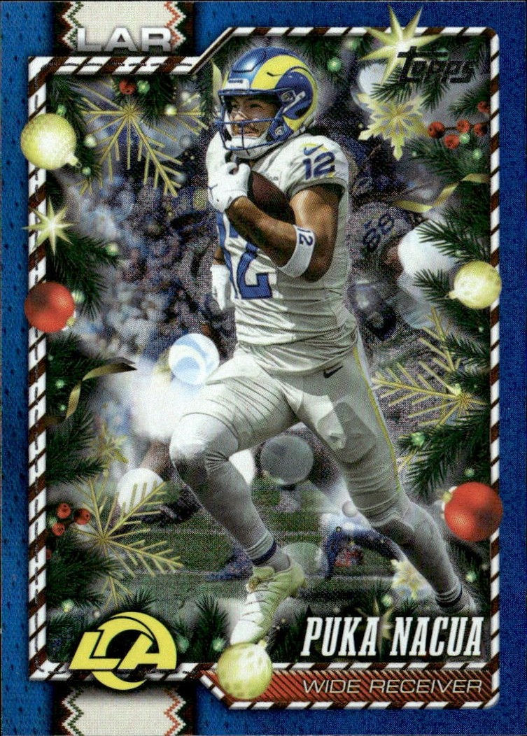 2026 Topps Holiday Puka Nacua graded slab