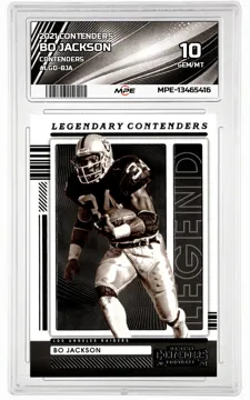 2021 CONTENDERS CONTENDERS #LGD-BJA BO JACKSON MPE 10 GEM/MT — graded card up for auction