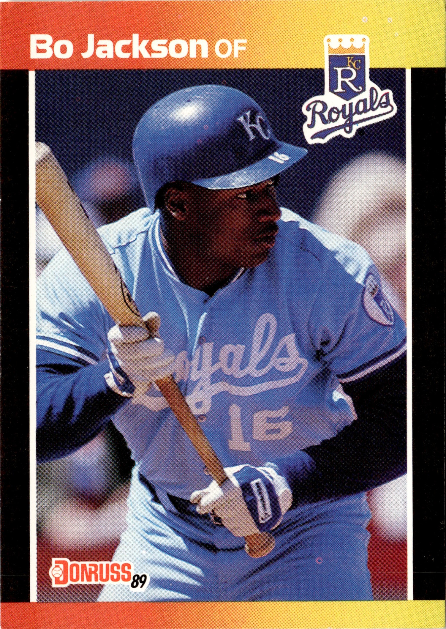 1989 Donruss Bo Jackson graded slab