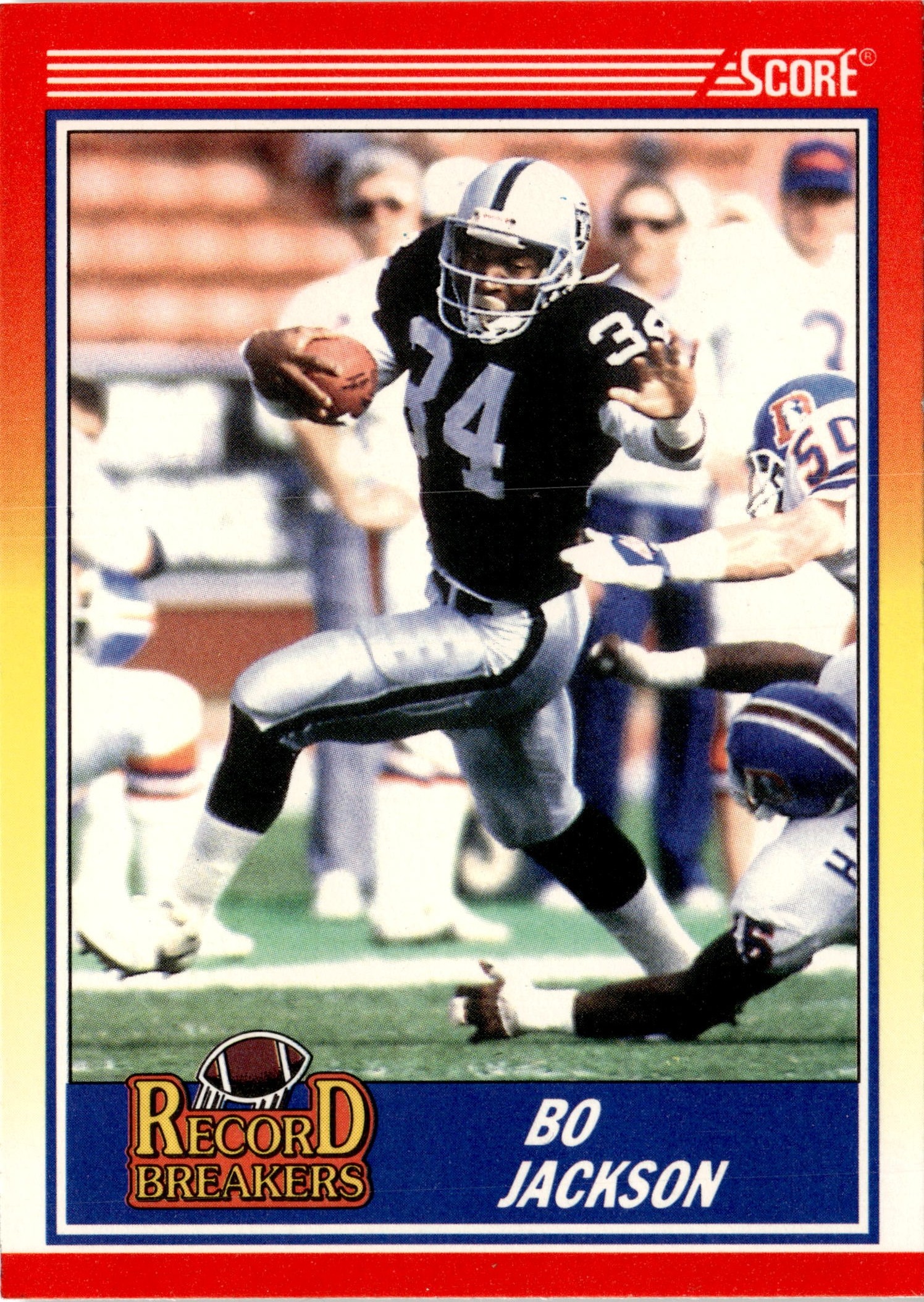 1990 Score Bo Jackson graded slab