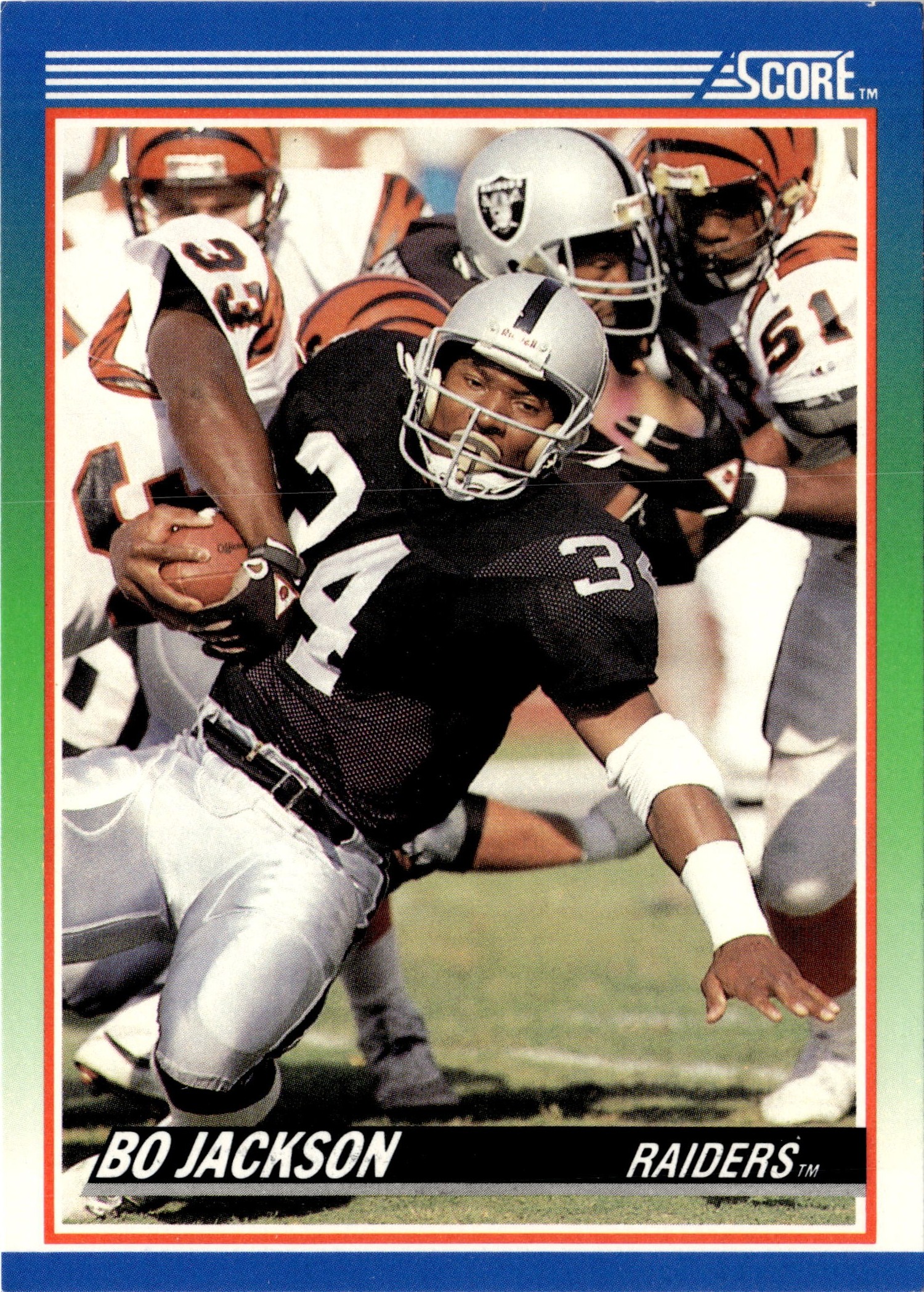 1990 Score Bo Jackson graded slab