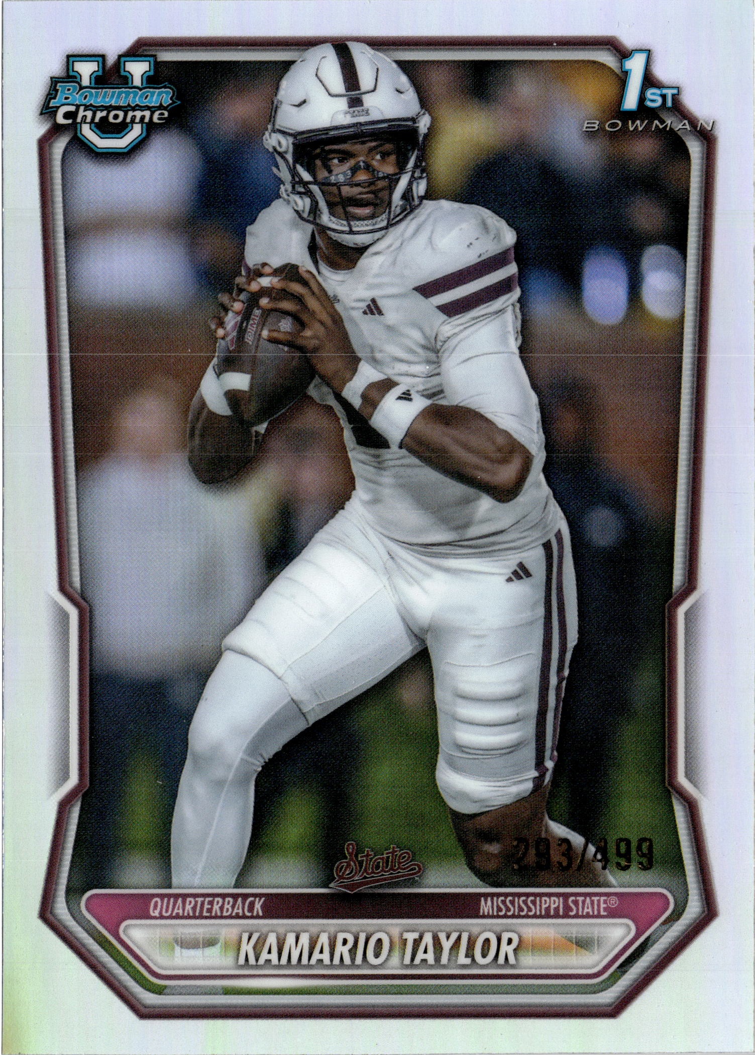 2026 Bowman Chrome U Kamario Taylor graded slab
