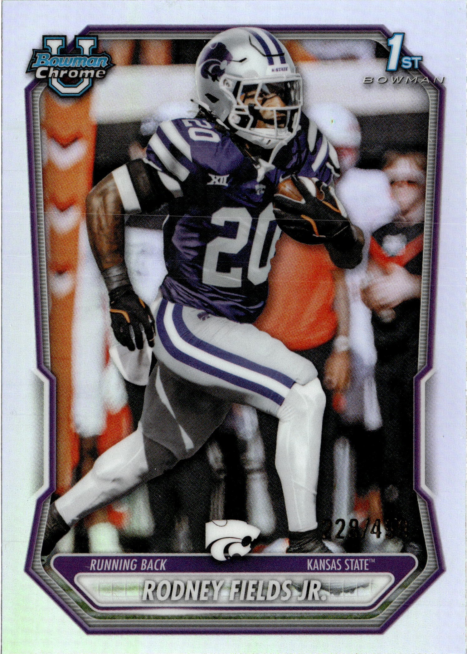 2026 Bowman Chrome U Rodney Fields Jr. graded slab