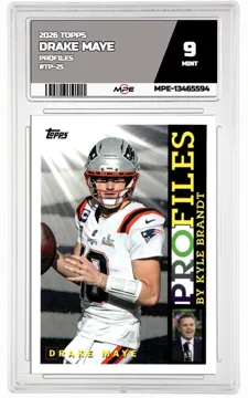 2026 TOPPS PROFILES #TP-25 DRAKE MAYE MPE 9 MINT — graded card up for auction