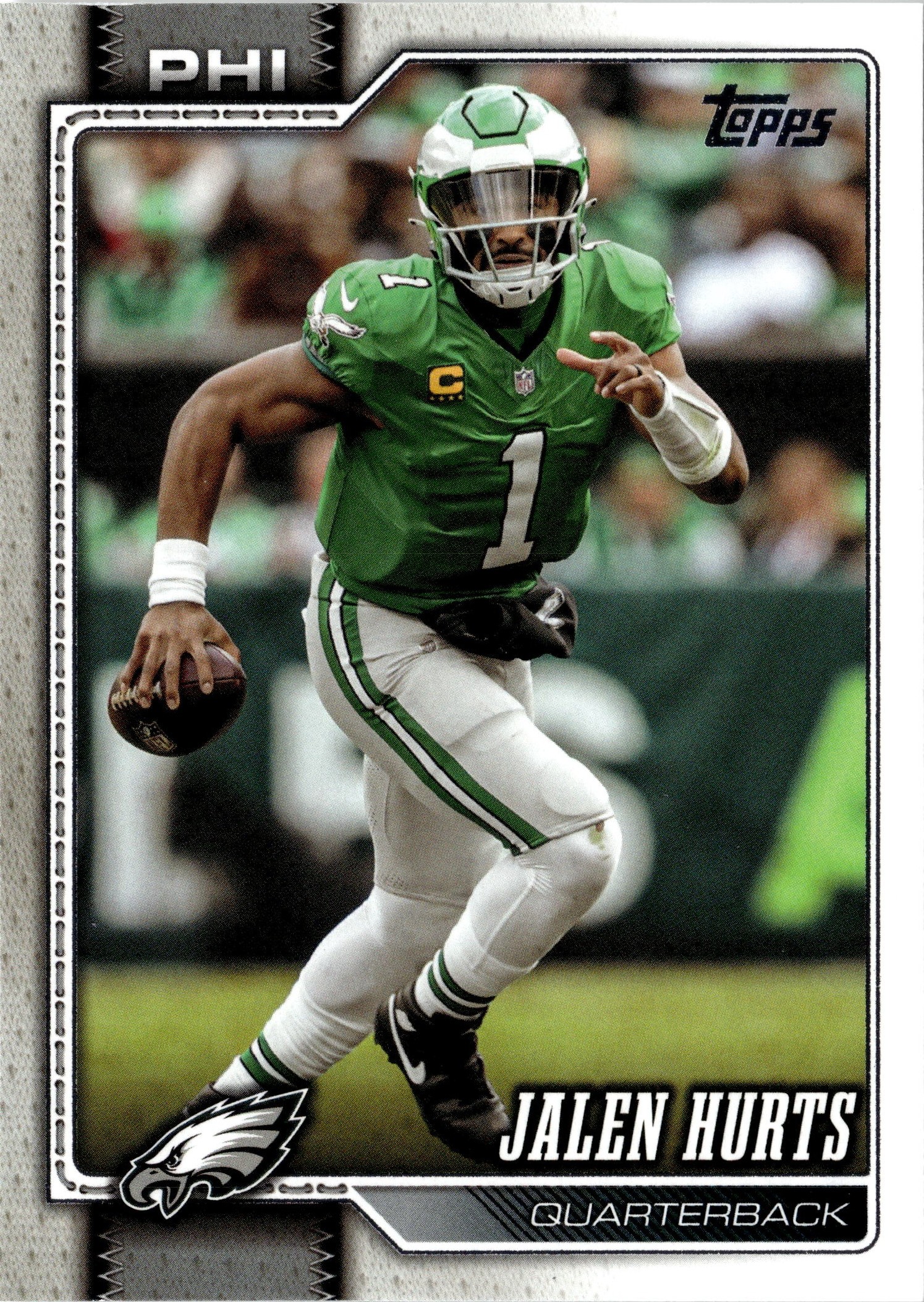 2026 Topps Jalen Hurts graded slab