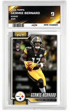 2026 TOPPS ROOKIE #325 GERMIE BERNARD MPE 9 MINT — graded card up for auction