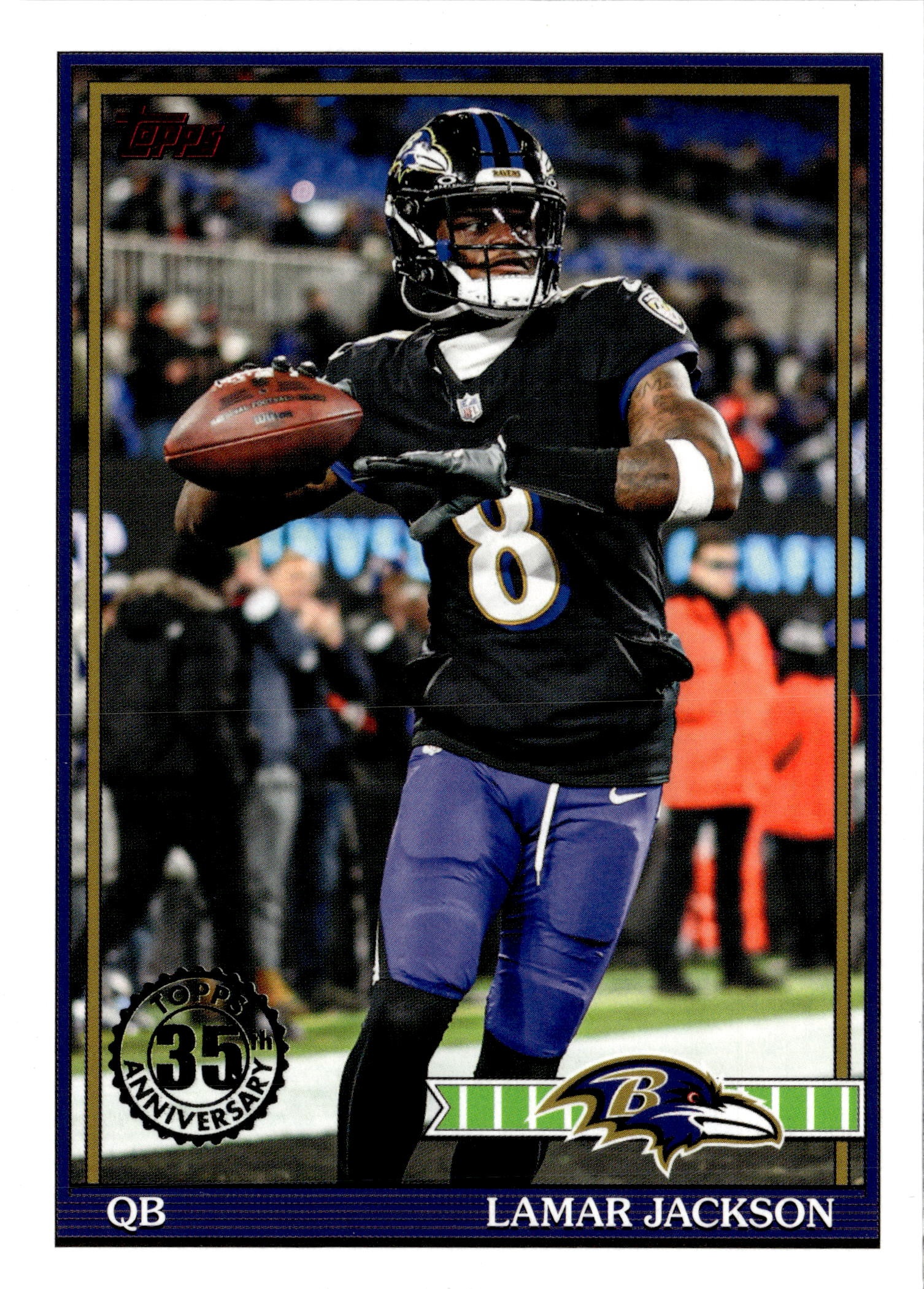 2026 Topps Lamar Jackson graded slab