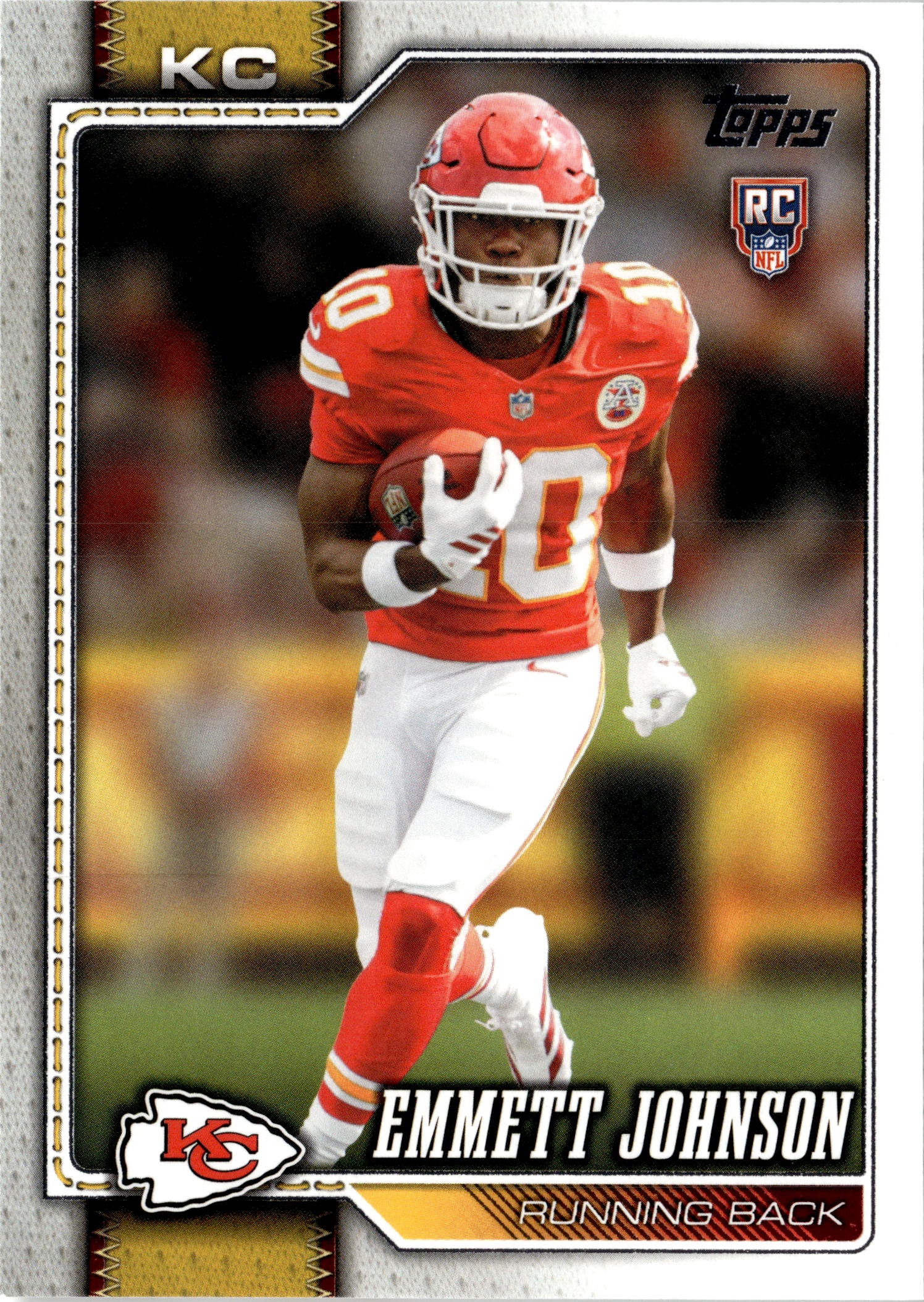 2026 Topps Emmett Johnson graded slab