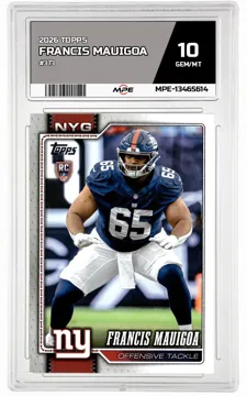 2026 TOPPS #373 FRANCIS MAUIGOA MPE 10 GEM/MT — graded card up for auction