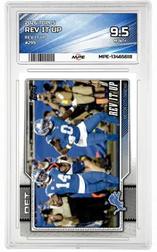 2026 TOPPS REV IT UP #299 REV IT UP MPE 9.5 MINT+ — graded card up for auction