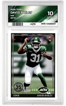 2026 TOPPS 1991 #91TR-43 DAVID BAILEY MPE 10 GEM/MT — graded card up for auction
