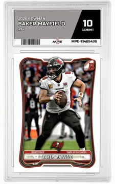 2026 BOWMAN #94 BAKER MAYFIELD MPE 10 GEM/MT — graded card up for auction