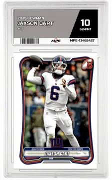 2026 BOWMAN #77 JAXSON DART MPE 10 GEM/MT — graded card up for auction