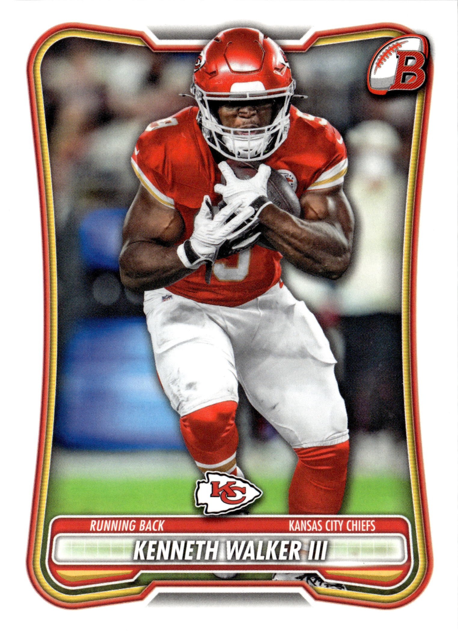 2026 Bowman Kenneth Walker III graded slab