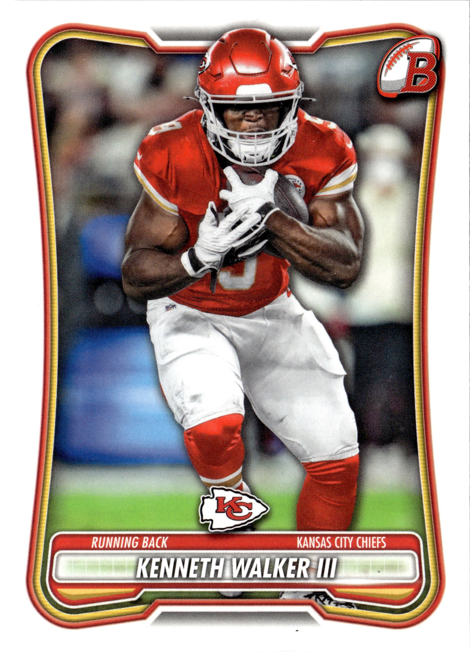2026 Bowman Kenneth Walker III graded slab