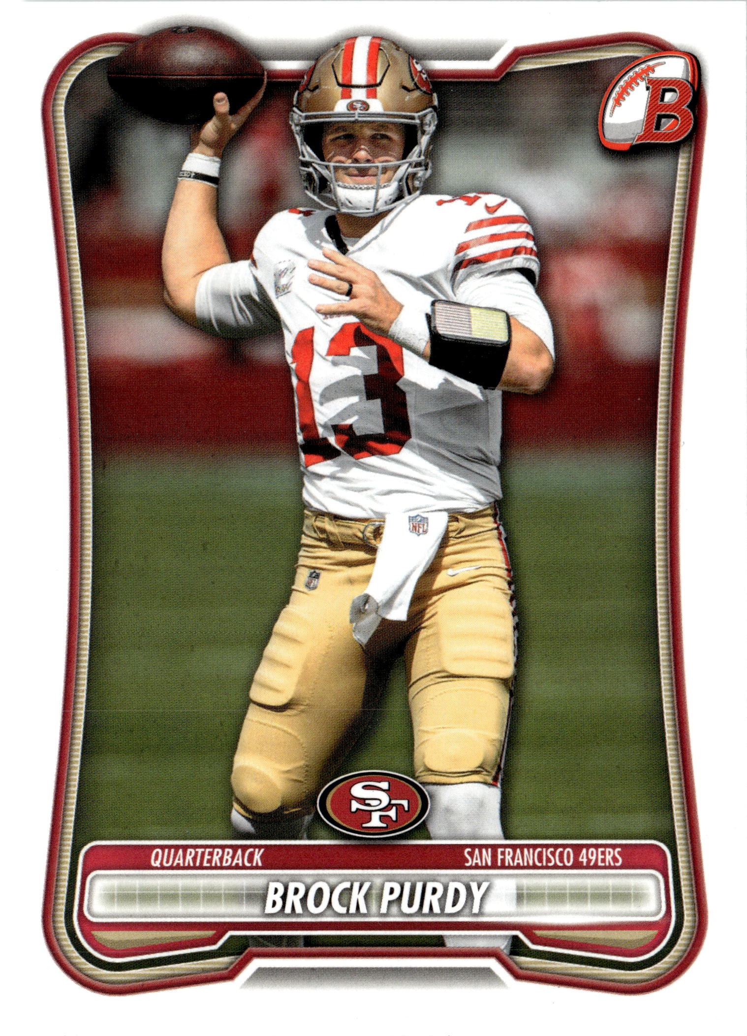 Brock Purdy graded slab