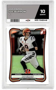 2026 BOWMAN #18 JOE BURROW MPE 10 GEM/MT — graded card up for auction