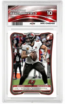 2026 BOWMAN #94 BAKER MAYFIELD MPE 10 GEM/MT — graded card up for auction