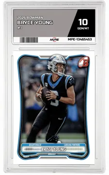 2026 BOWMAN #13 BRYCE YOUNG MPE 10 GEM/MT — graded card up for auction