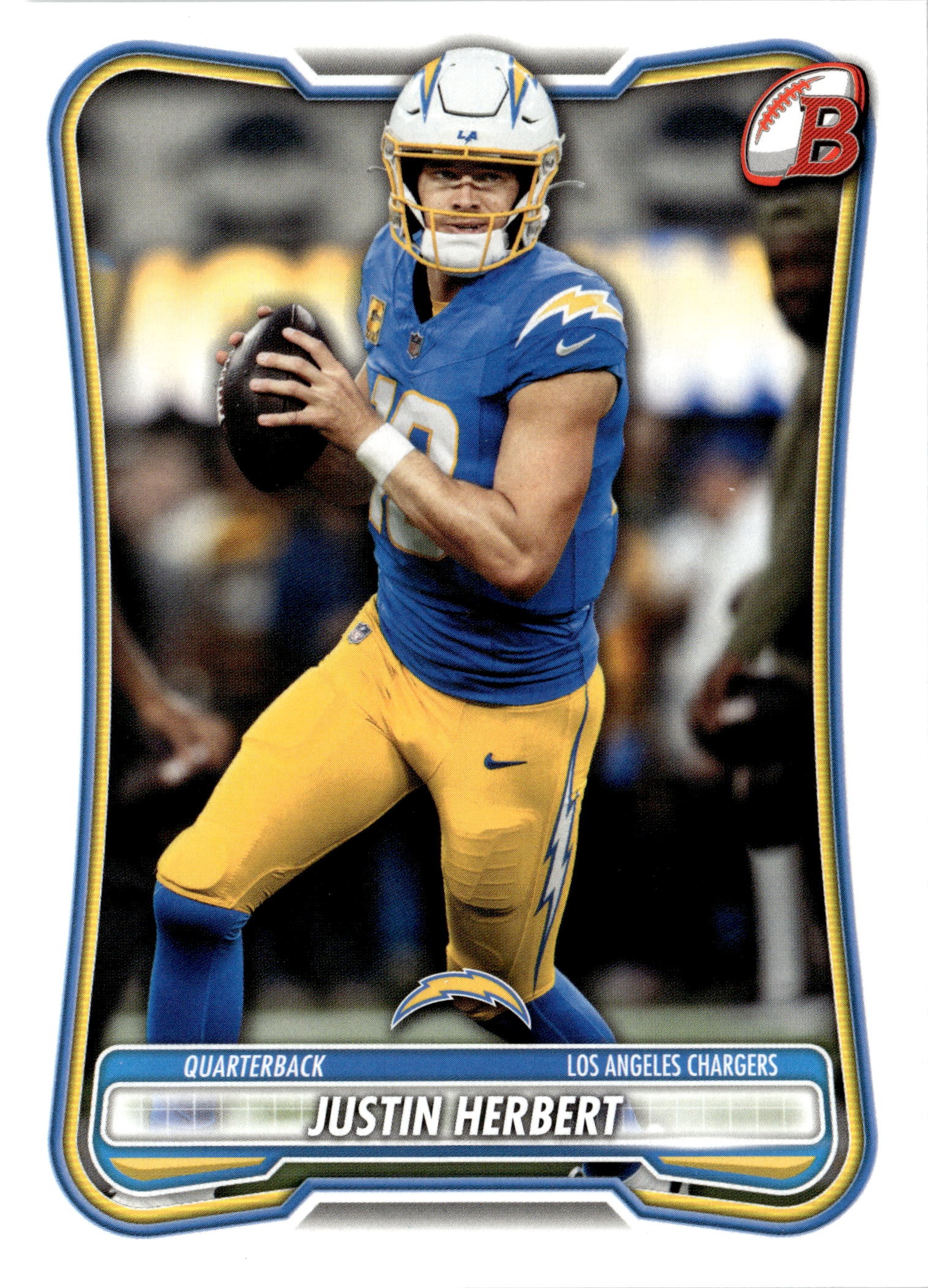 2026 Bowman Justin Herbert graded slab