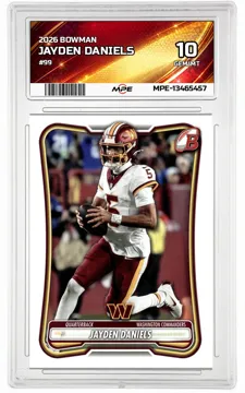 2026 BOWMAN #99 JAYDEN DANIELS MPE 10 GEM/MT — graded card up for auction