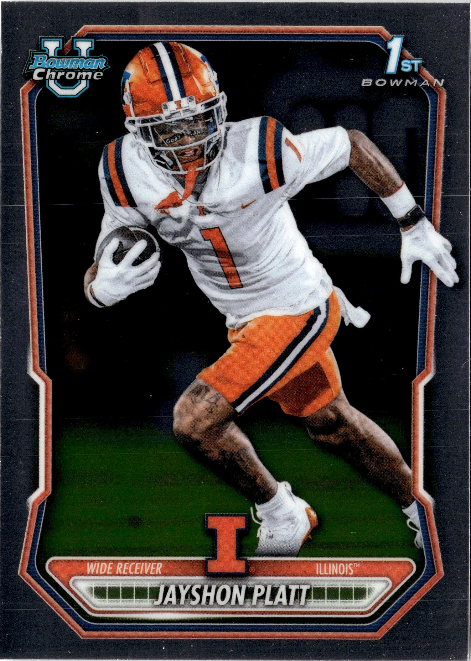 2026 Bowman Chrome U Jayshon Platt graded slab